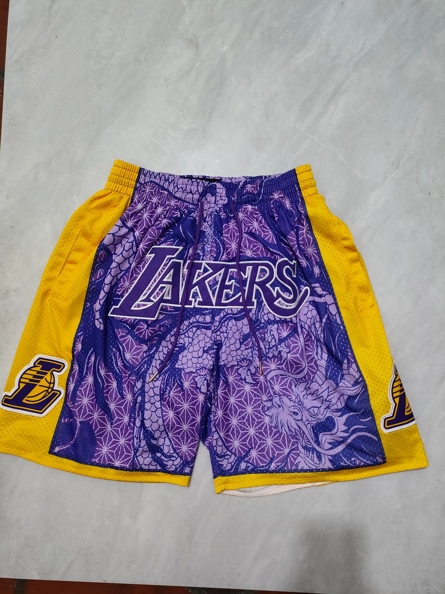 JUST DON Los Angeles Lakers Pocket Shorts