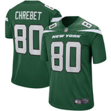 Wayne Chrebet New York Jets Nike Game Retired   Jersey - Gotham Green