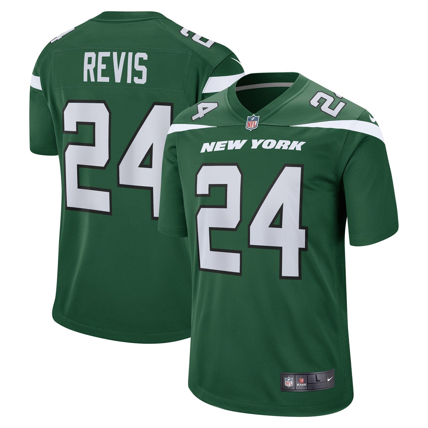 Darrelle Revis New York Jets Nike Retired   Game Jersey - Gotham Green