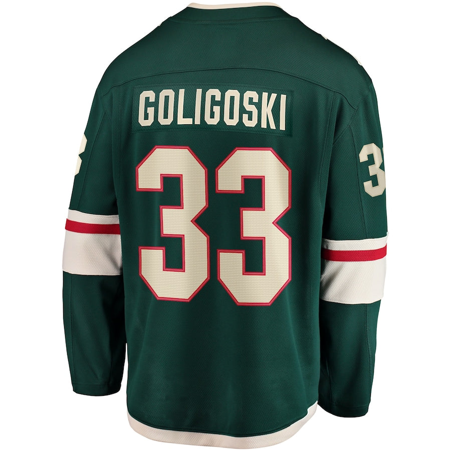 Alex Goligoski Minnesota Wild   Home Breakaway  Jersey - Green