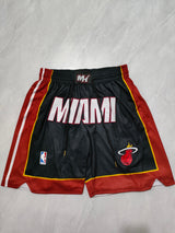 JUST DON Miami Heat Black Pocket Shorts