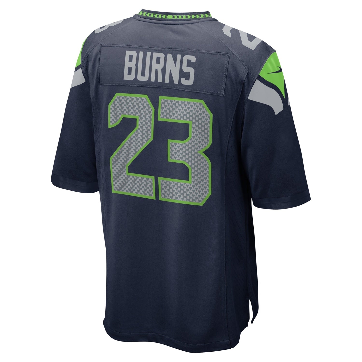 Artie Burns Seattle Seahawks Nike  Game Jersey - College Navy