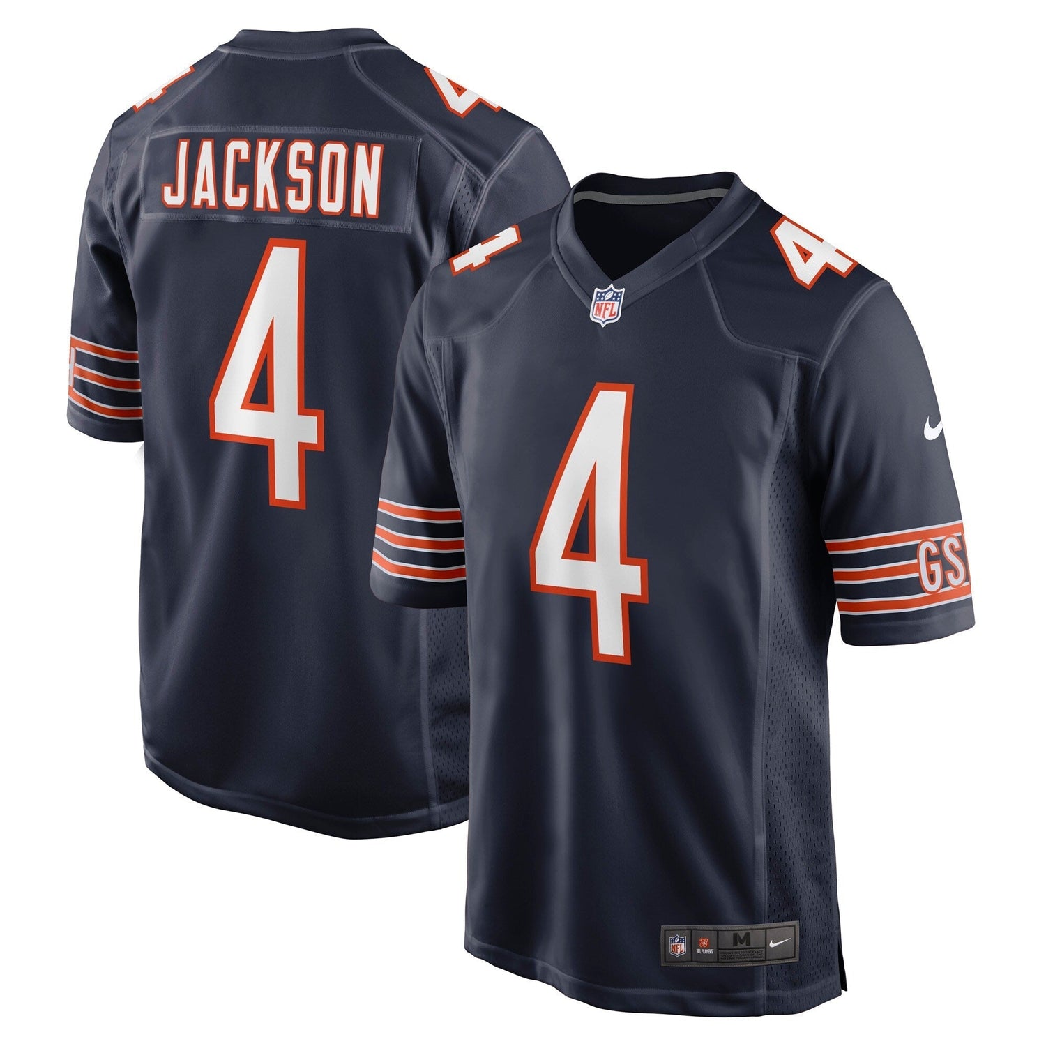 Eddie Jackson Chicago Bears Nike Game   Jersey - Navy