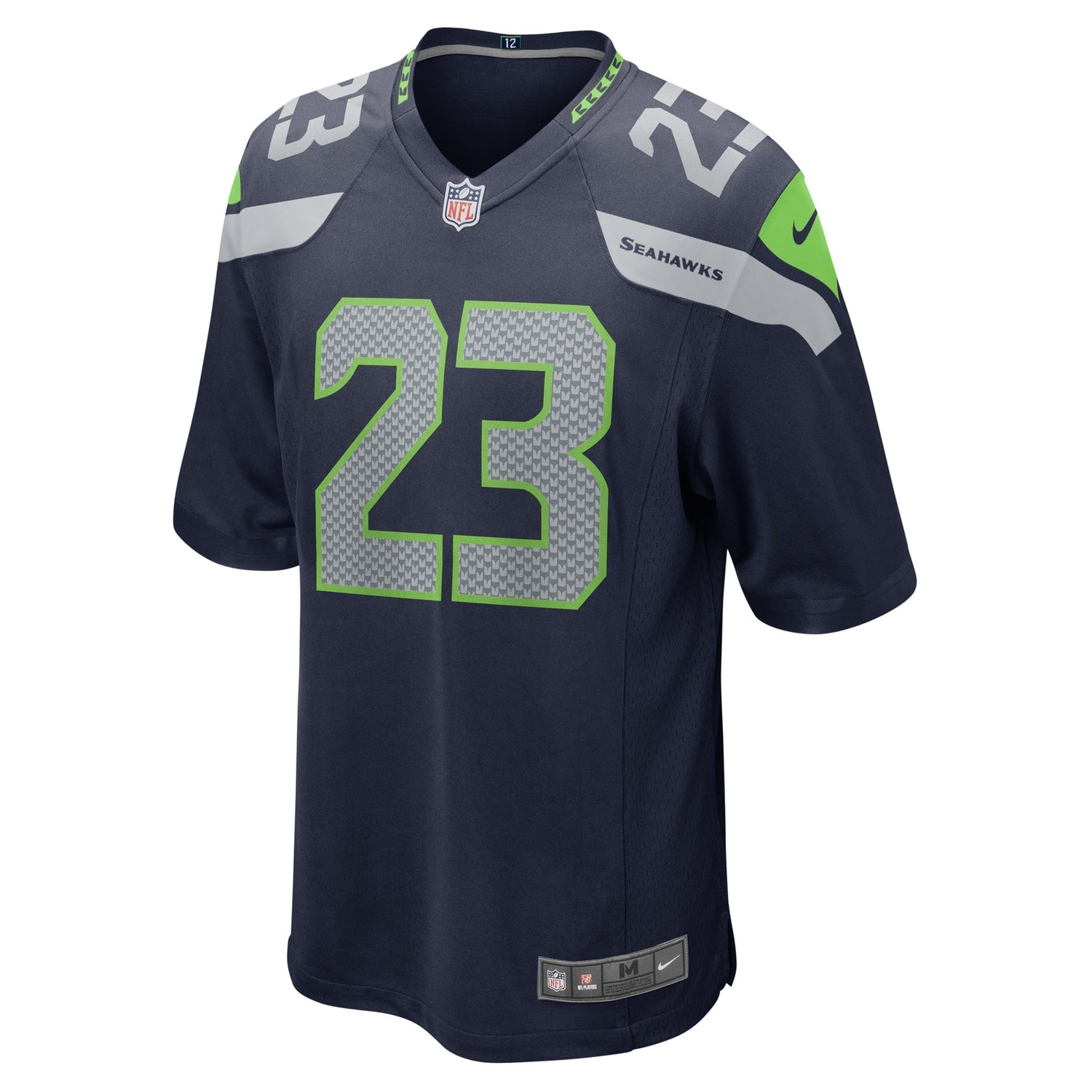 Artie Burns Seattle Seahawks Nike  Game Jersey - College Navy