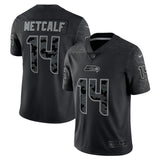 DK Metcalf Seattle Seahawks Nike RFLCTV Limited Jersey - Black