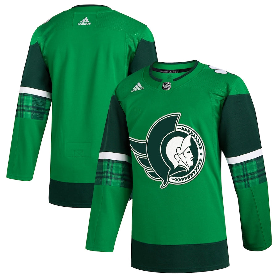 Ottawa Senators   2023 St. Patrick's Day Primegreen   Jersey - Kelly Green