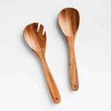 Acacia Wood Salad Servers – Set of 2