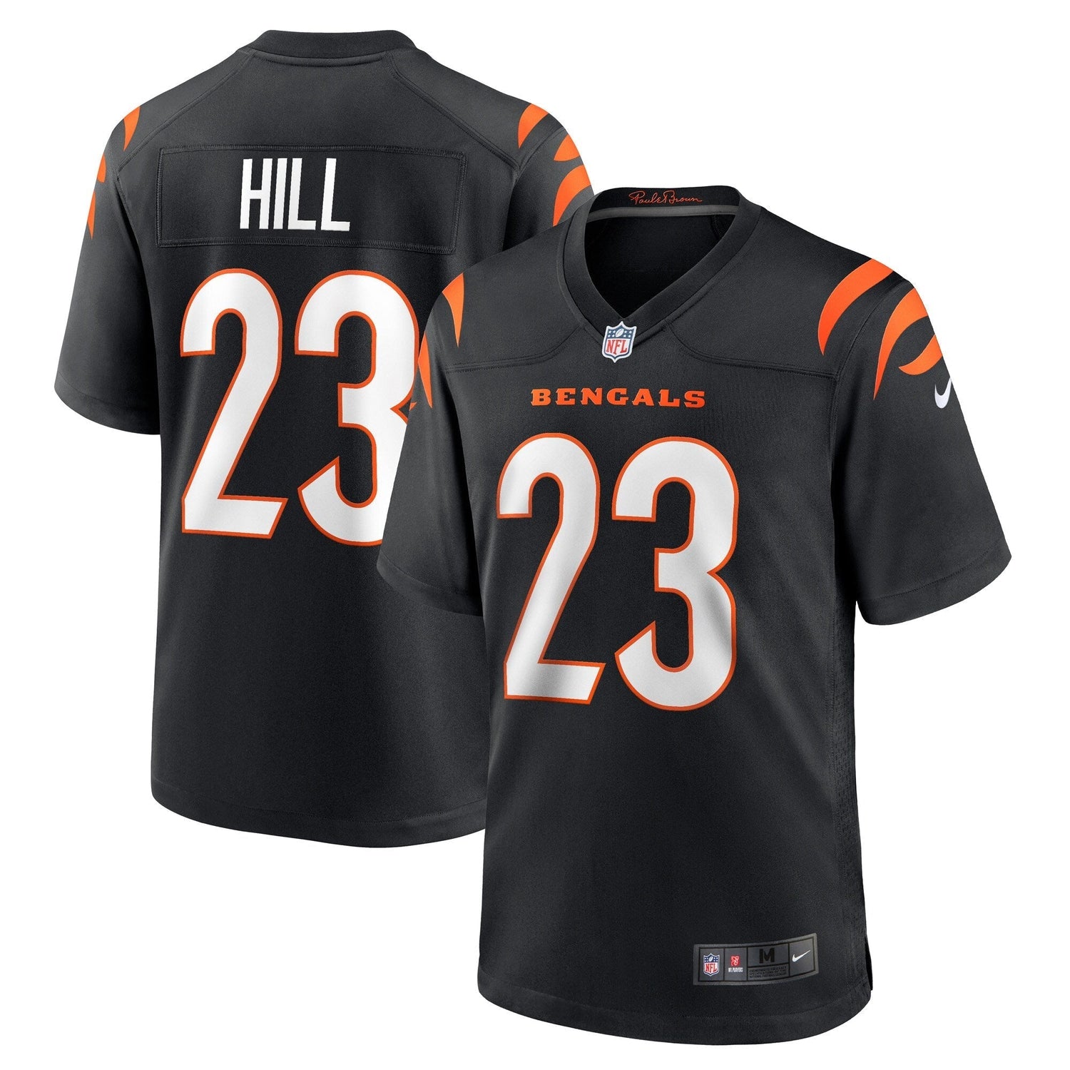 Daxton Hill Cincinnati Bengals Nike   Game Jersey - Black