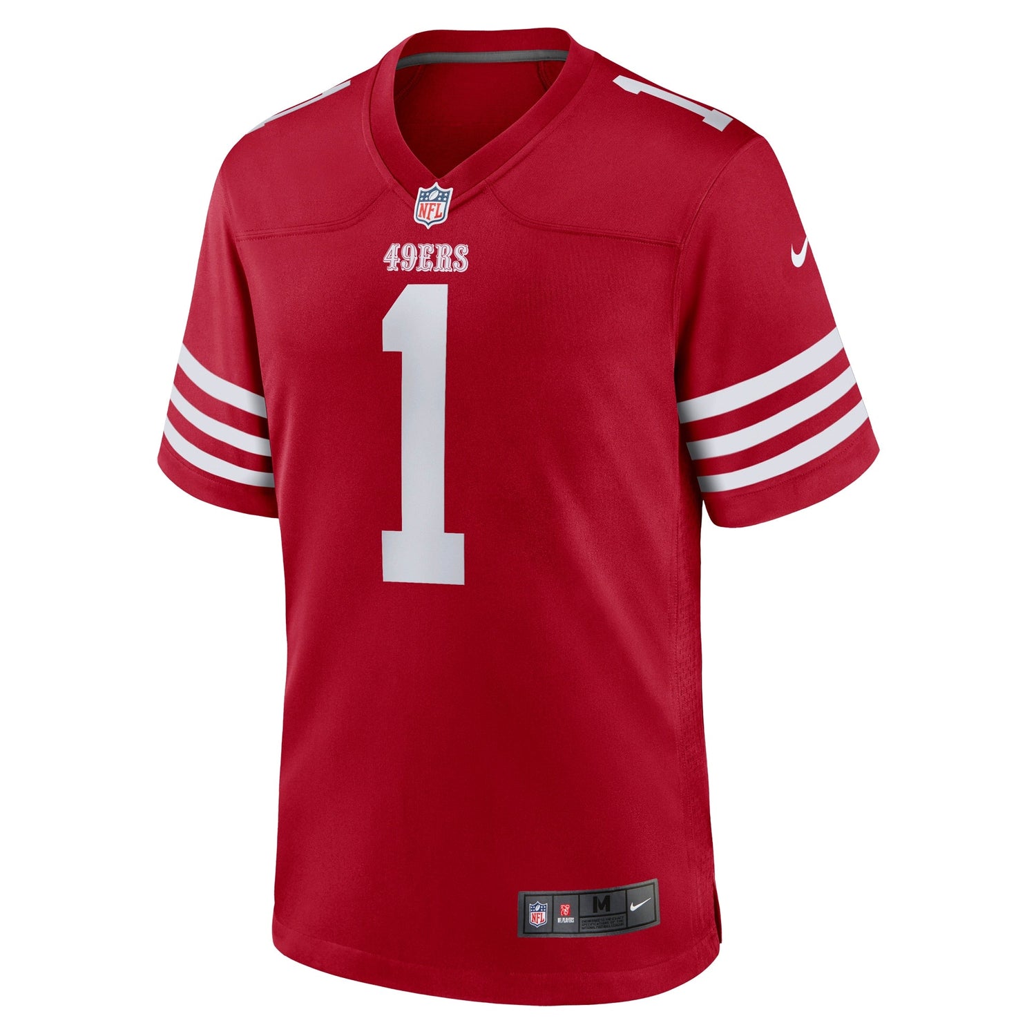 Number 1 Dad San Francisco 49ers Nike Game Jersey - Scarlet