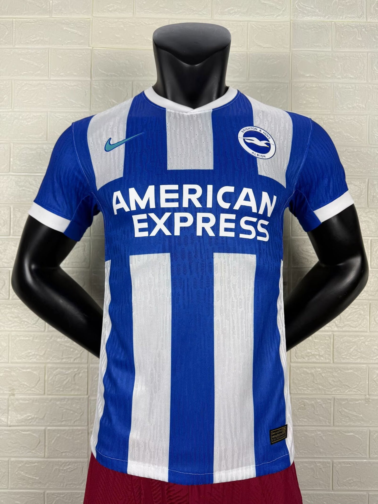 2025-26 Brighton & Hove Albion Home Player Version Jersey