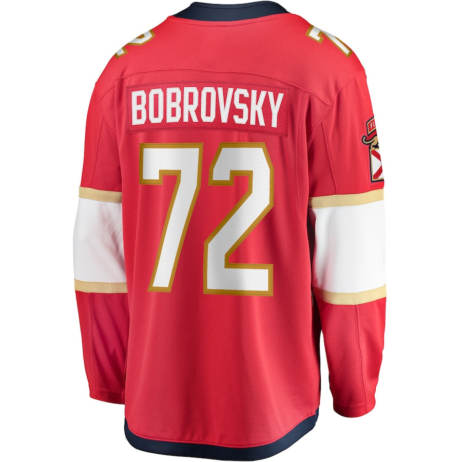 Sergei Bobrovsky Florida Panthers   Breakaway  Jersey - Red