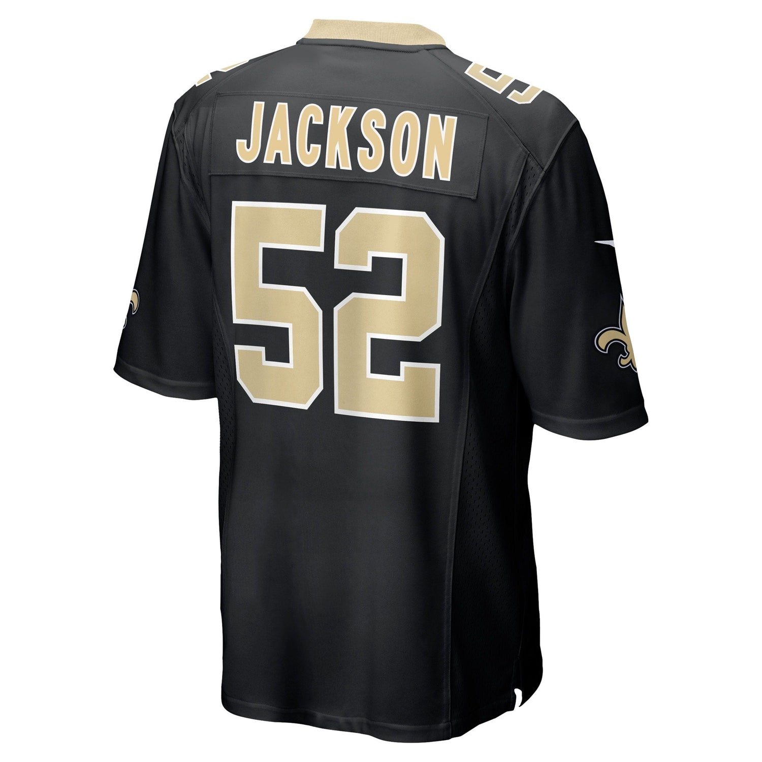 D'Marco Jackson New Orleans Saints Nike Game   Jersey - Black