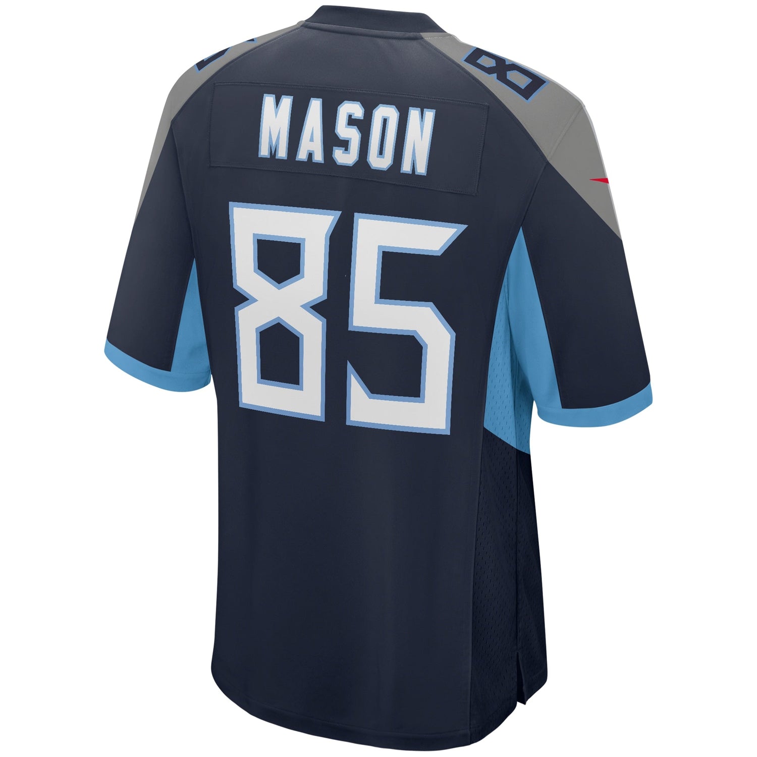 Derrick Mason Tennessee Titans Nike Game Retired   Jersey - Navy