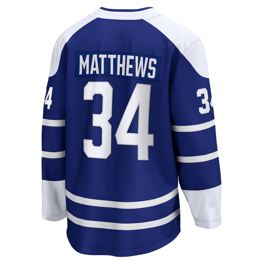 Auston Matthews Toronto Maple Leafs  Special Edition 2.0 Breakaway  Jersey - Royal
