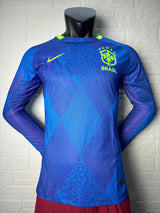 2025-26 Brazil Away Long Sleeve Player Version Jersey