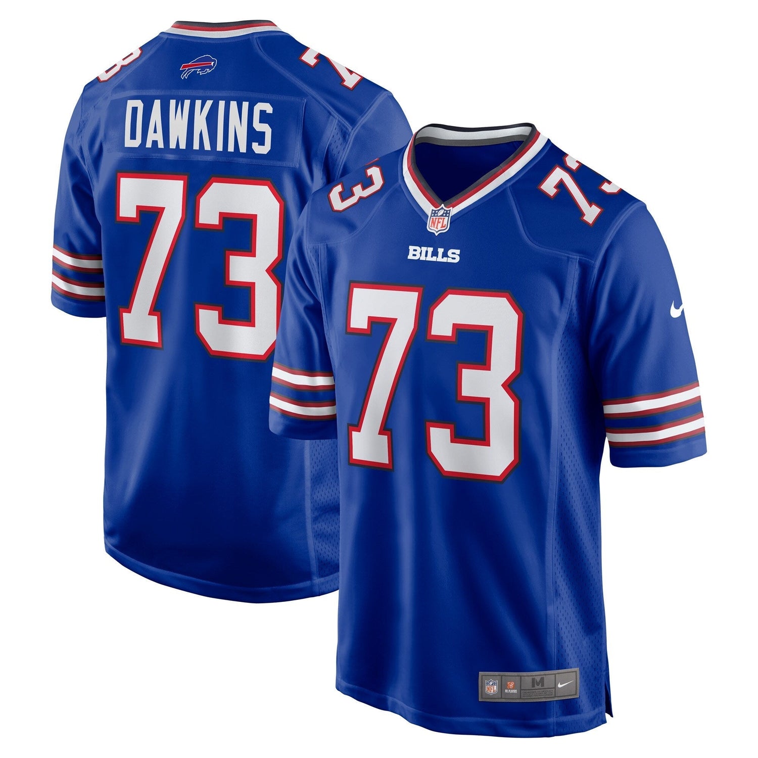 Dion Dawkins Buffalo Bills Nike Game   Jersey - Royal