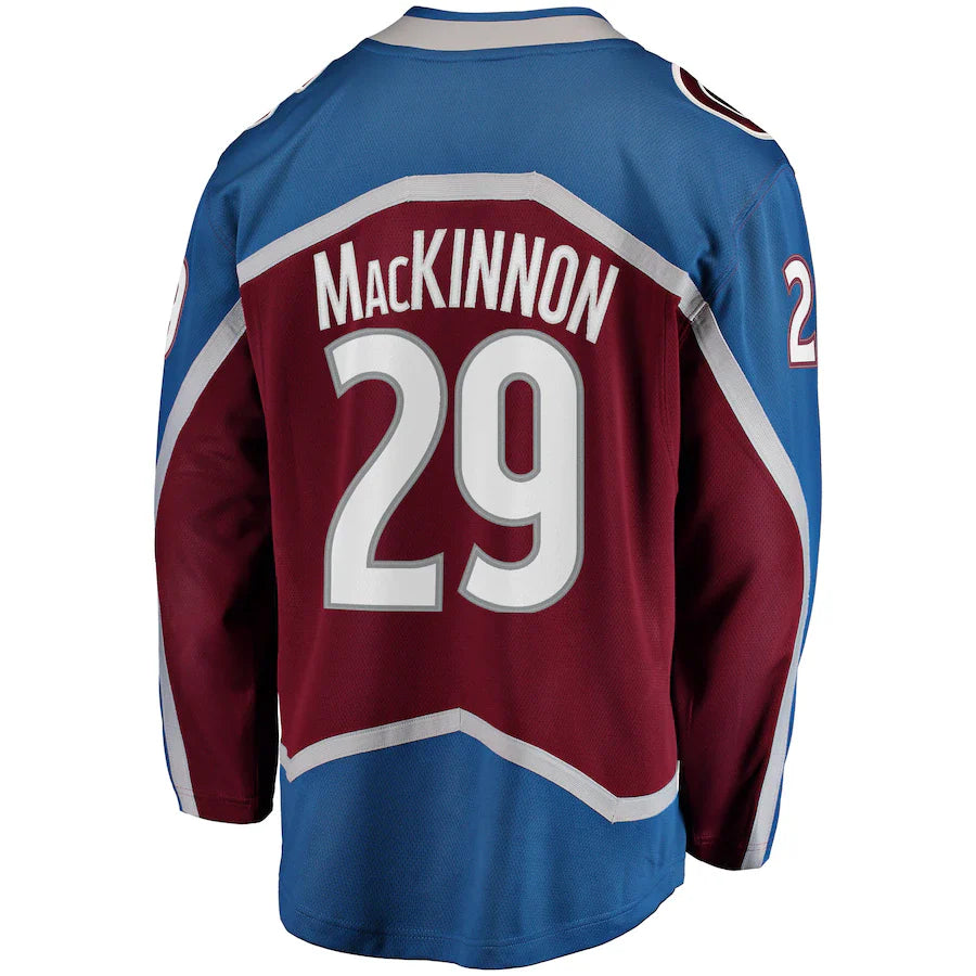Nathan MacKinnon Colorado Avalanche   Breakaway  Jersey - Burgundy
