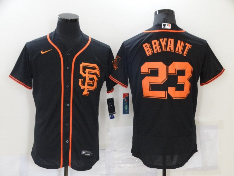 Men's San Francisco Giants Kris Bryant #23 Black  Baseball Jersey