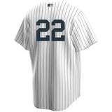 Men's Nike Ben Rice #22 White New York Yankees Home Player Jersey