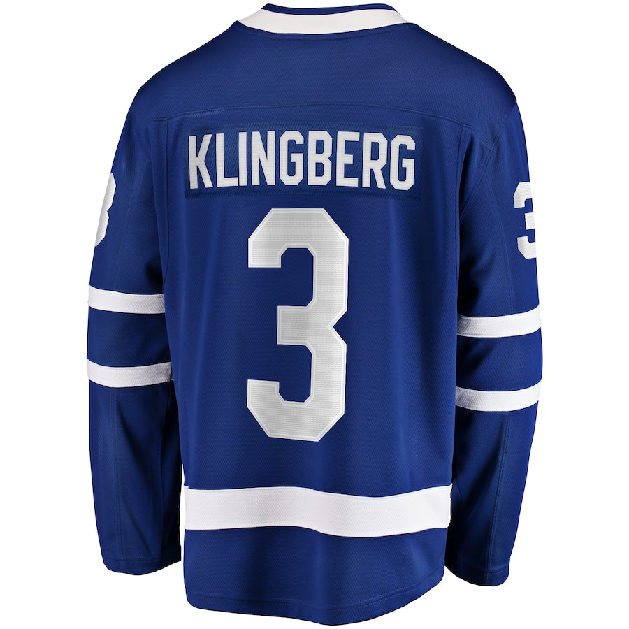 John Klingberg Toronto Maple Leafs  Home Breakaway Jersey - Blue
