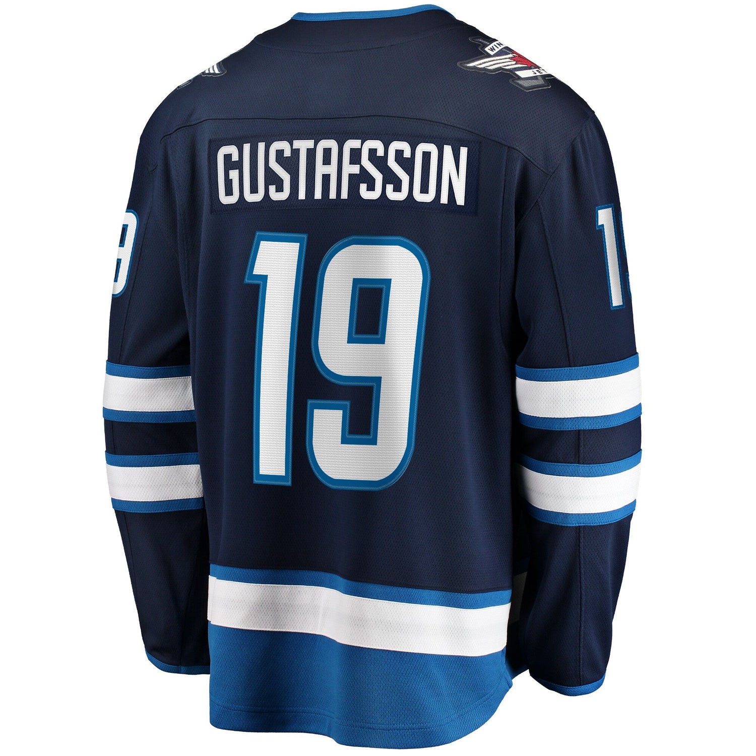 Men's Winnipeg Jets David Gustafsson Fanatics Navy Jersey