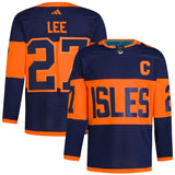 Anders Lee New York Islanders   2024 NHL Stadium Series Primegreen   Jersey – Navy
