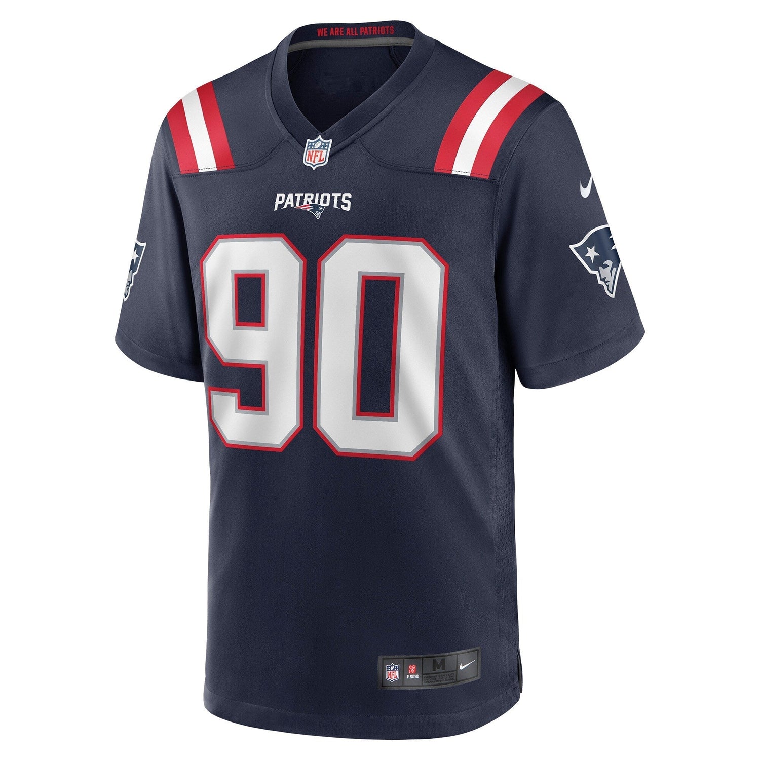 Christian Barmore New England Patriots Nike   Game Jersey - Navy