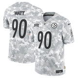 T.J. Watt Pittsburgh Steelers Nike 2024 Salute to Service Limited Jersey - Arctic Camo