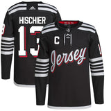 Nico Hischier New Jersey Devils   Alternate Primegreen   Jersey - Black