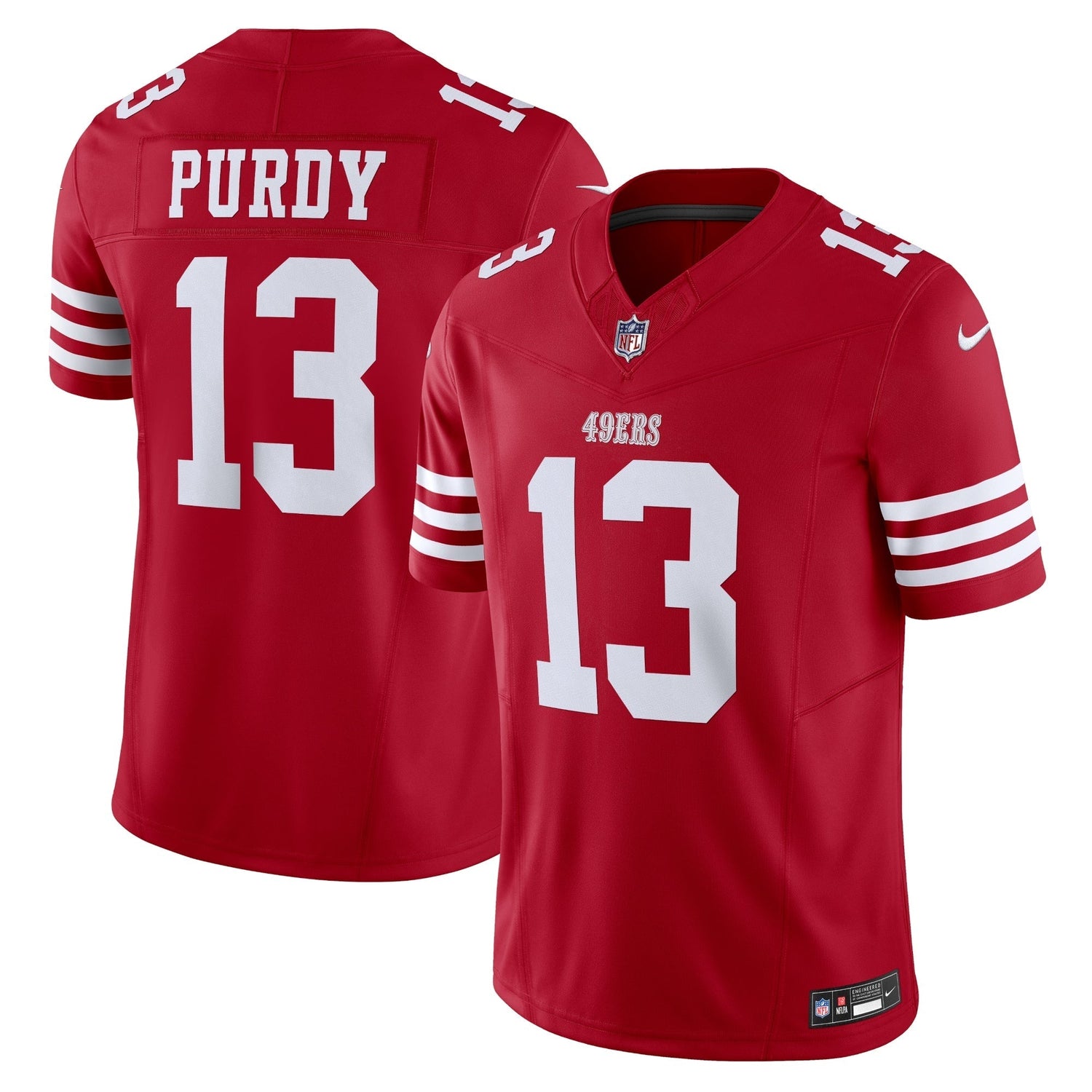 Brock Purdy San Francisco 49ers Nike Vapor F.U.S.E. Limited Jersey - Scarlet
