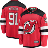 Dawson Mercer New Jersey Devils   Home Breakaway Jersey - Red