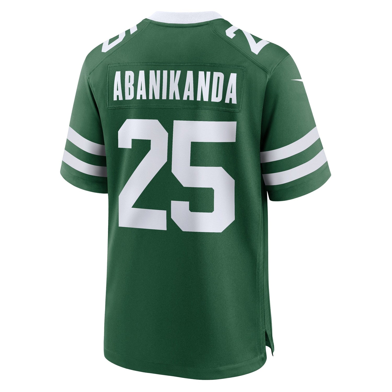 Israel Abanikanda New York Jets Nike Team Game Jersey - Legacy Green