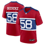 Bobby Okereke New York Giants Nike Alternate   Game Jersey - Century Red