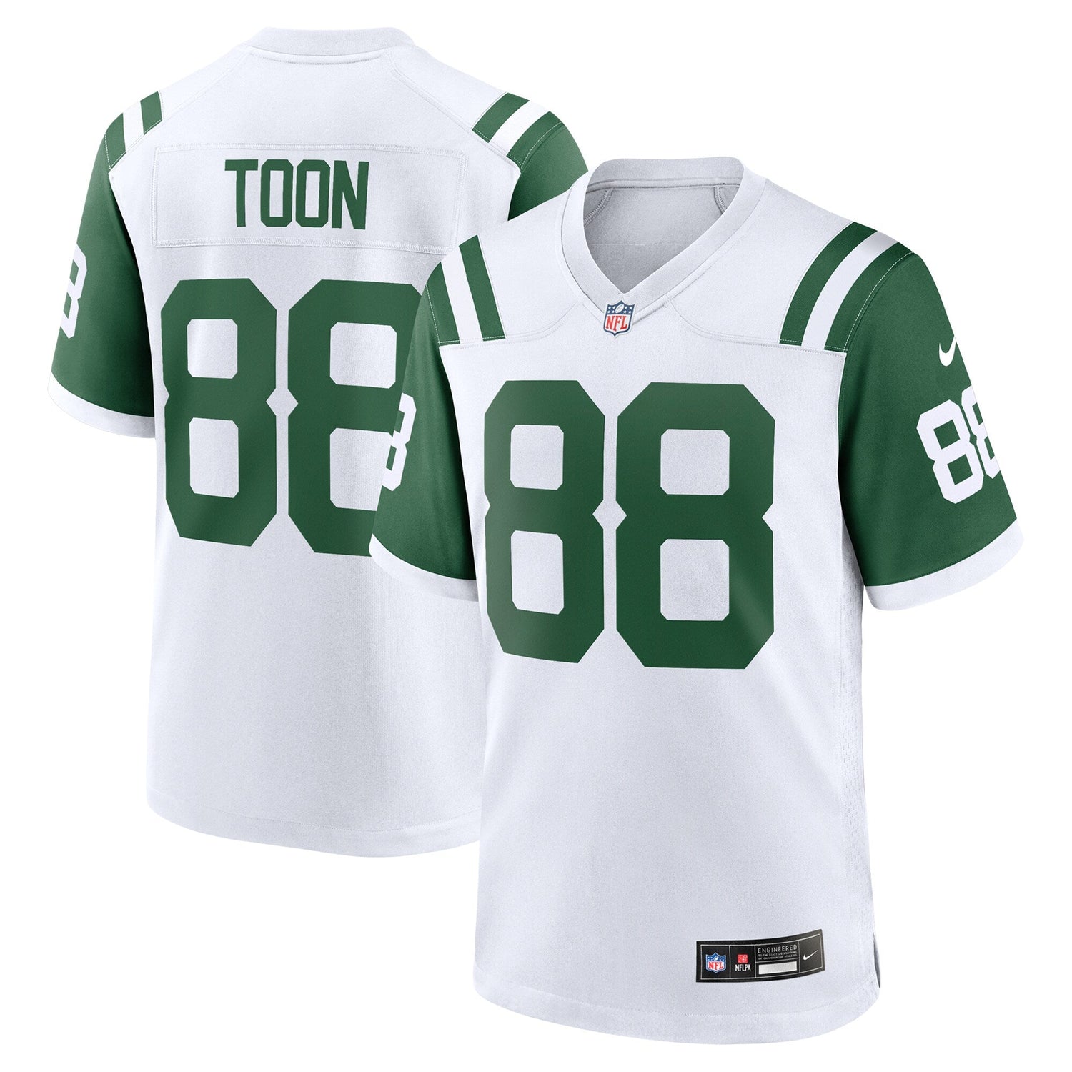 Al Toon New York Jets Nike Classic Alternate Retired   Game Jersey - White