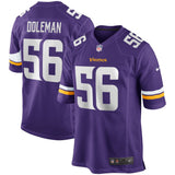 Chris Doleman Minnesota Vikings Nike Game Retired   Jersey - Purple