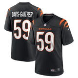 Akeem Davis-Gaither Cincinnati Bengals Nike Game   Jersey - Black