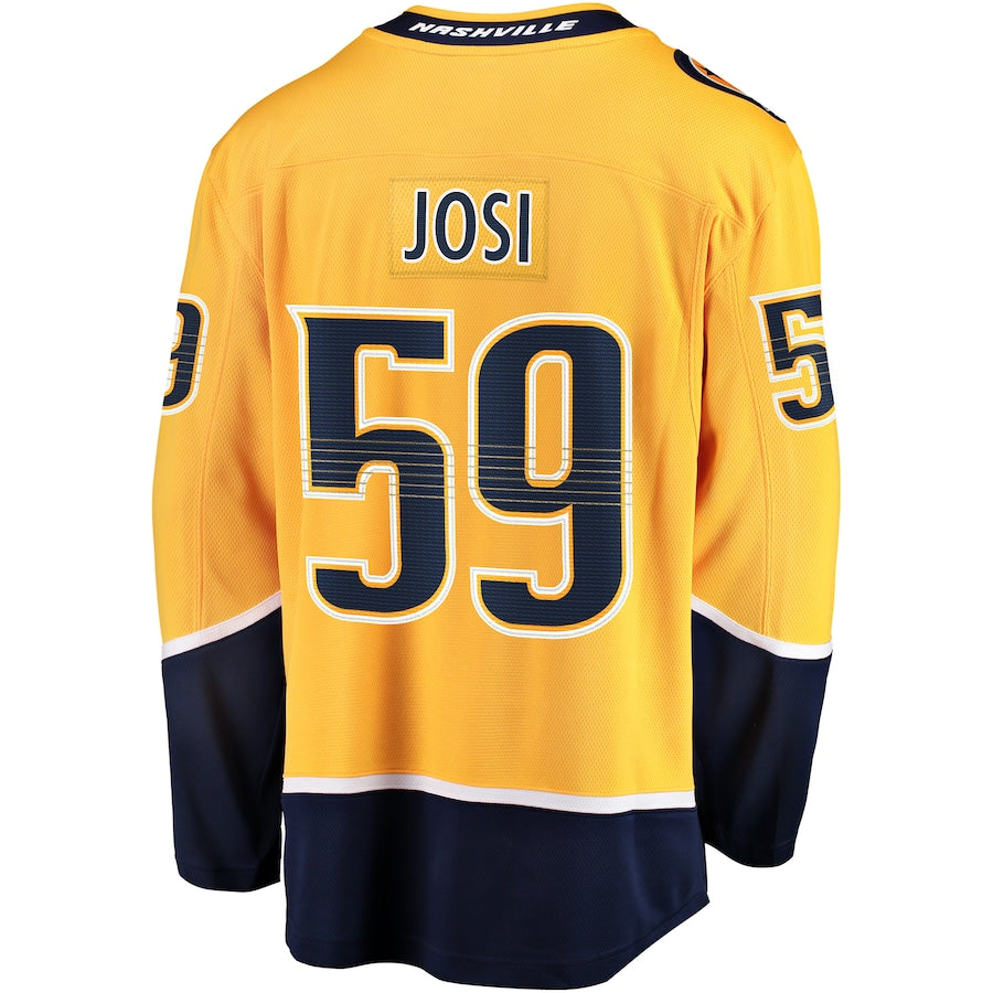 Roman Josi Nashville Predators   Home Breakaway Jersey - Gold