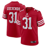 Isaac Guerendo San Francisco 49ers Nike  Game Jersey -  Scarlet