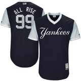 Aaron Judge All Rise Men's New York Yankees Majestic Navy 2017 Players Weekend Jersey