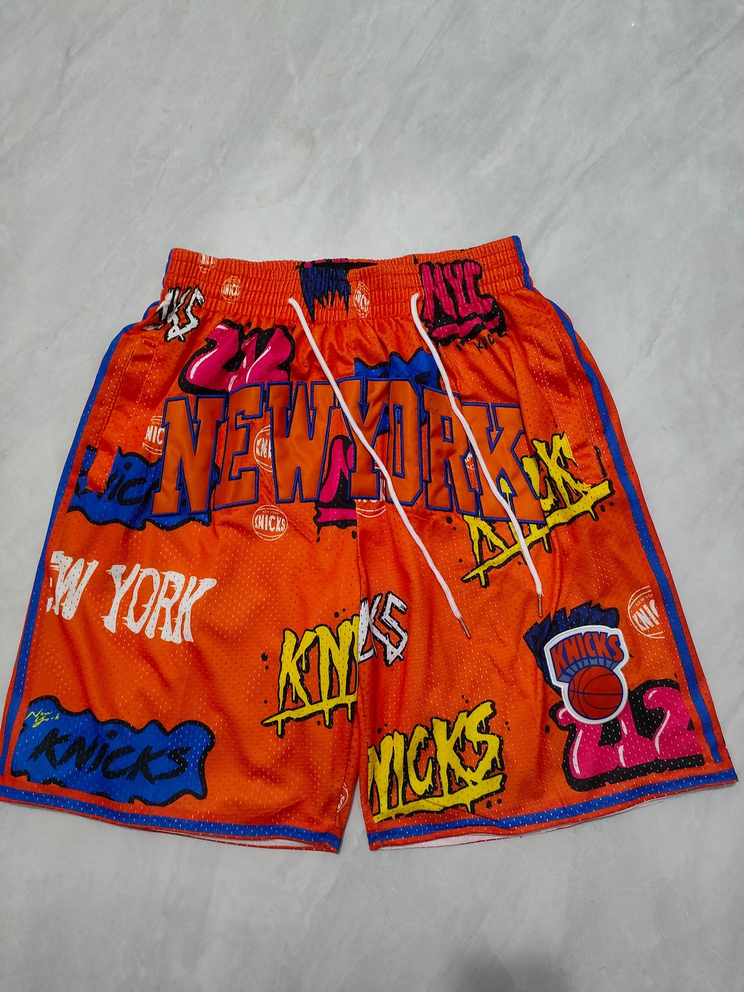 JUST DON New York Knicks Pocket Shorts