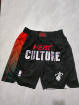 JUST DON Miami Heat 2024 City Edition Pocket Shorts