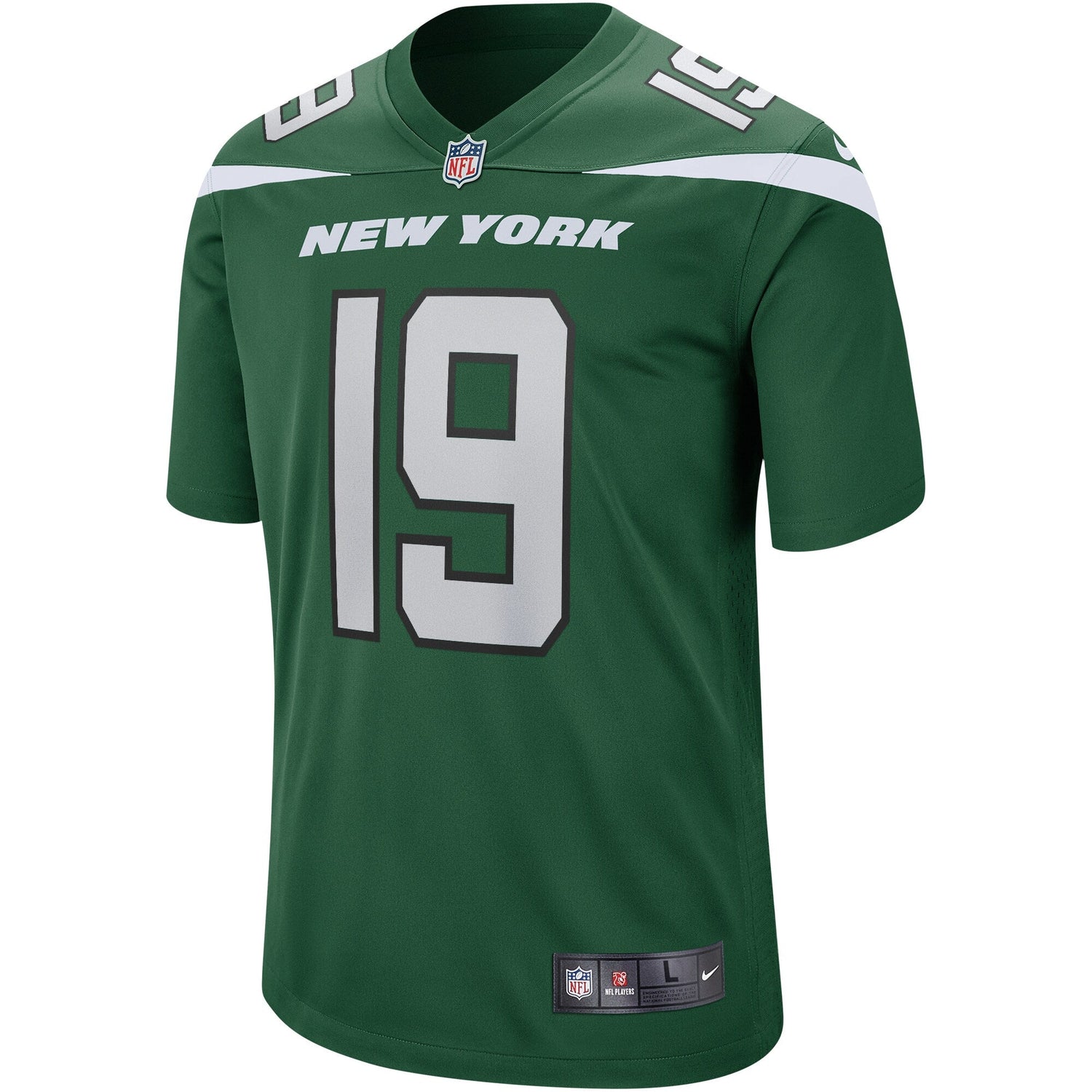 Keyshawn Johnson New York Jets Nike Game Retired   Jersey - Gotham Green