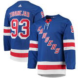 Mika Zibanejad New York Rangers   Home Primegreen   Jersey - Blue