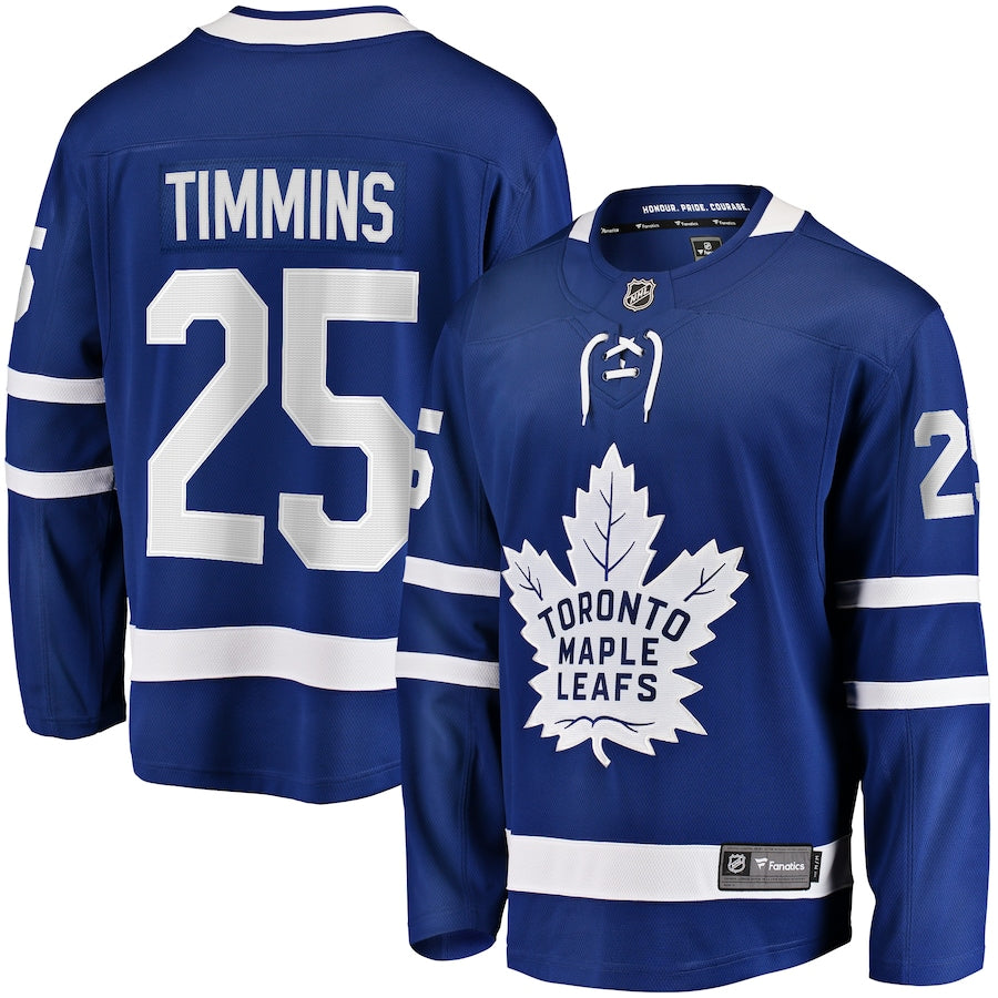 Conor Timmins Toronto Maple Leafs  Home Premier Breakaway  Jersey - Blue