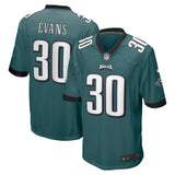 Justin Evans Philadelphia Eagles Nike Game   Jersey - Midnight Green