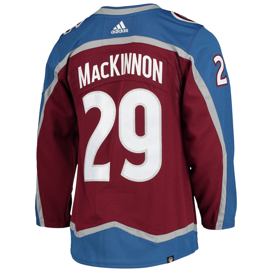 Nathan MacKinnon Colorado Avalanche   Home Primegreen   Jersey - Burgundy