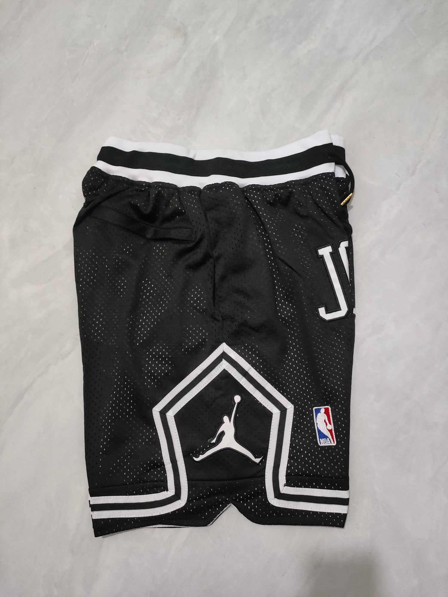 JUST DON Jordan Black Pocket Shorts