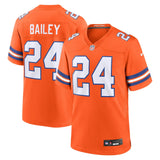 Champ Bailey Denver Broncos Nike Mile High Collection 1977 Throwback Retired   Game Jersey - Orange