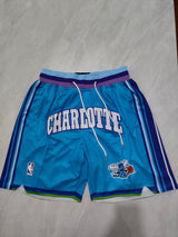 JUST DON Charlotte Hornets Pocket Shorts