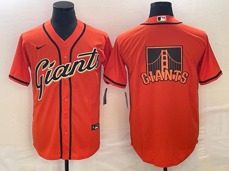 Men's San Francisco Giants Orange Player Jersey